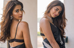 Pooja Hegde is an ethnic vision come to life in a black and silver Saree, see pics